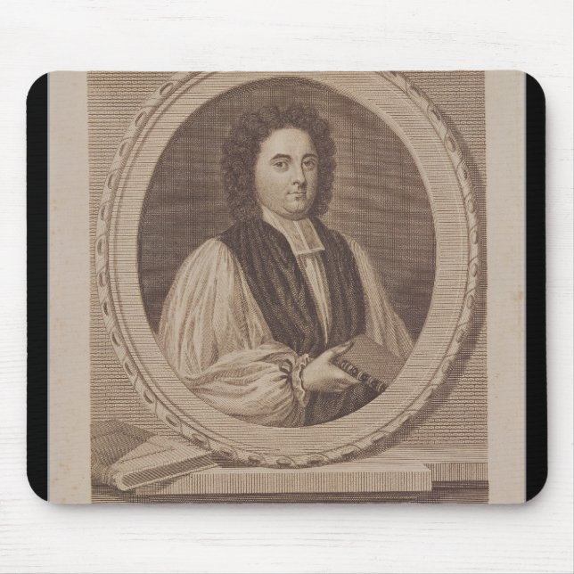 Mousepad Retrato do Bishop de George Berkeley (Frente)