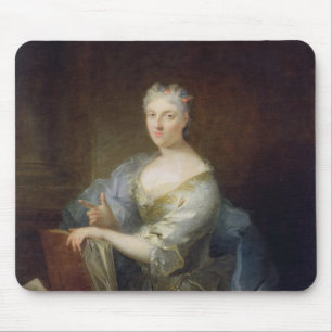 Mousepad Retrato do cantor Marie-Louise Desmatins