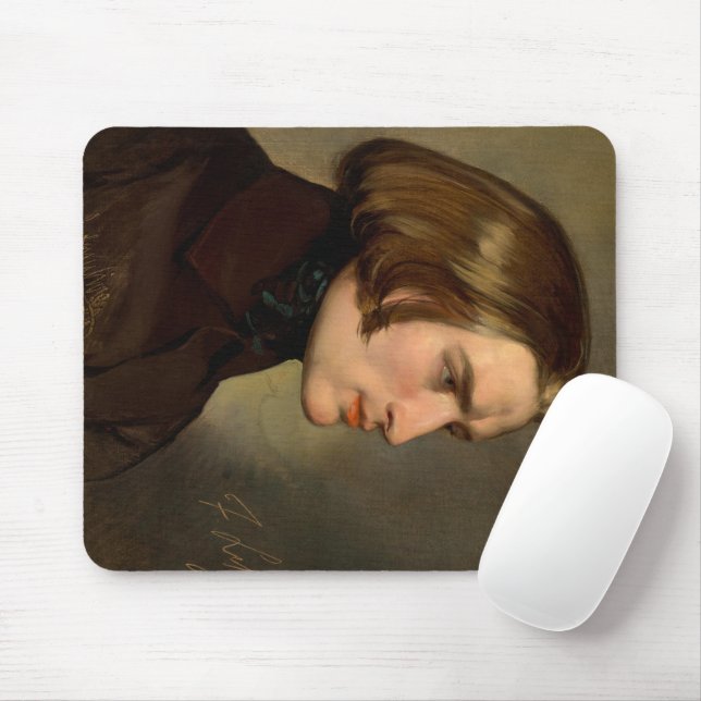 Mousepad Retrato do compositor Franz Liszt, 1838 (Com mouse)