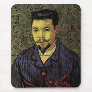 Mousepad Retrato do Doutor Félix Rey por Vincent van Gogh