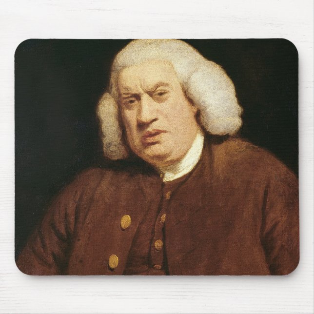 Mousepad Retrato do Dr. Samuel Johnson (Frente)