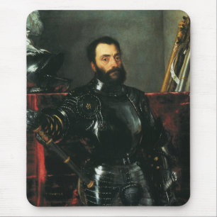 Mousepad Retrato do Duque de Urbino por Titian