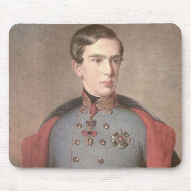 Mousepad Retrato do imperador Franz Joseph de Áustria (Frente)
