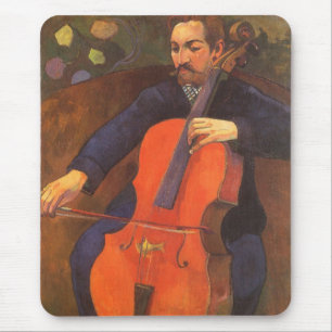 Mousepad Retrato do Jogador Schneklud por Paul Gauguin