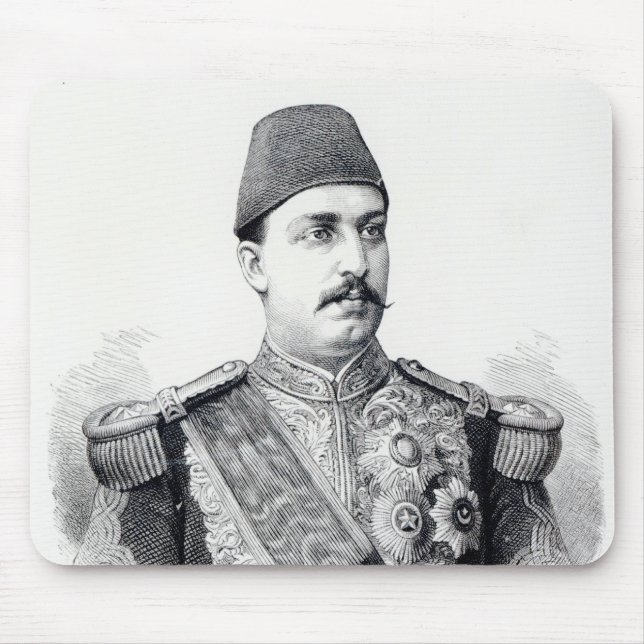 Mousepad Retrato do Khedive Tawfig (Frente)