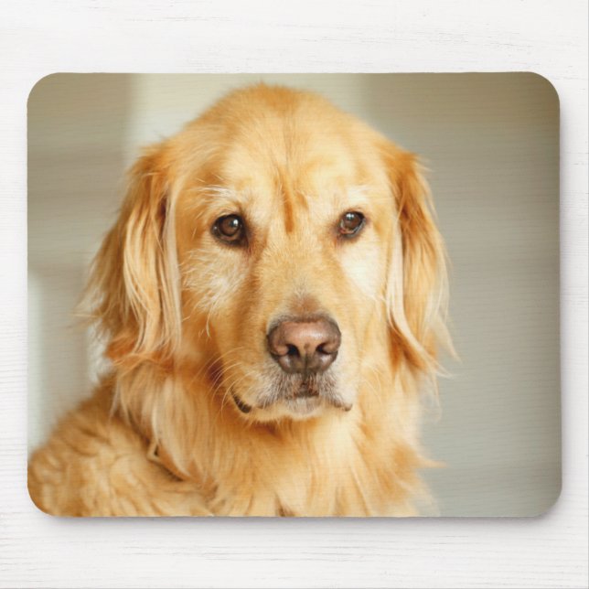 Mousepad Retrato do ouro Retriever (Frente)