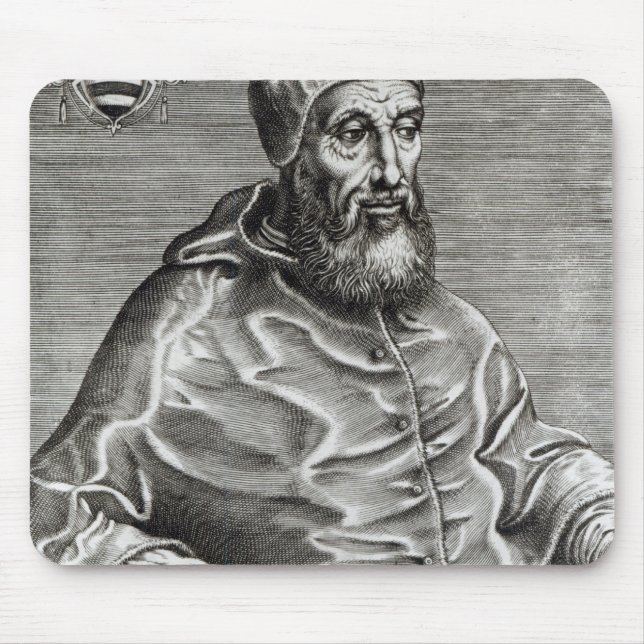 Mousepad Retrato do papa Pius IV, 1555 (Frente)