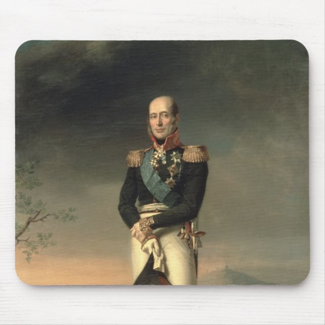 Mousepad Retrato do príncipe Mikhail Barclay de Tolly (Frente)