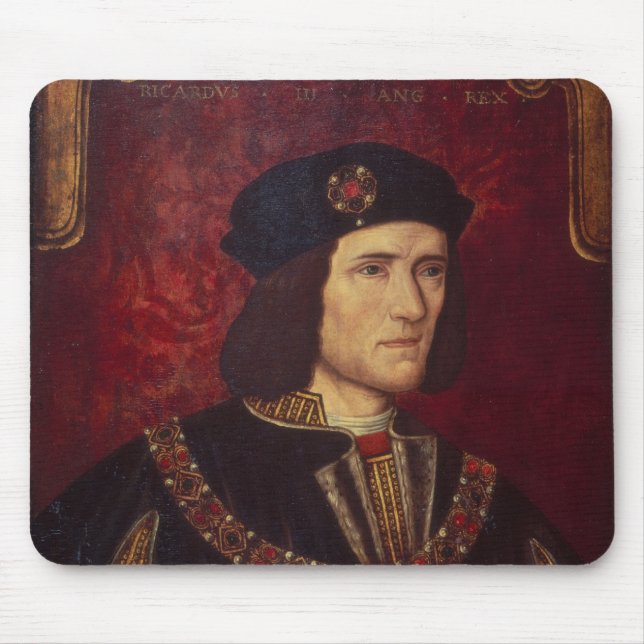 Mousepad Retrato do rei Richard III (Frente)