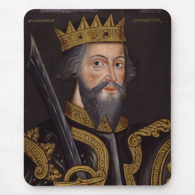 Mousepad Retrato do rei William Eu Conquistador (Frente)