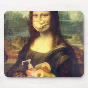 Mousepad Retrato do vírus Corona