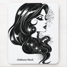 Mousepad Retrato feminino