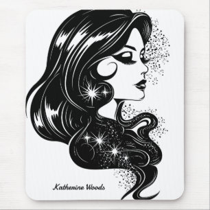 Mousepad Retrato feminino