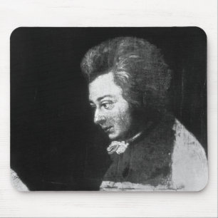 Mousepad Retrato inacabado de Wolfgang Amadeus Mozart
