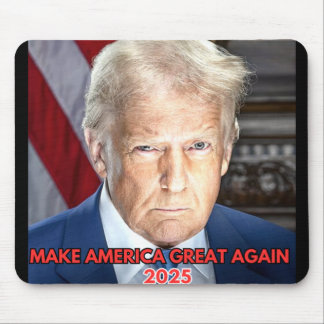 Mousepad Retrato Inaugural De 2025 Do Presidente Dona
