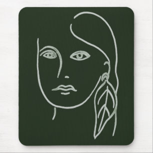 Mousepad Retrato Malachita