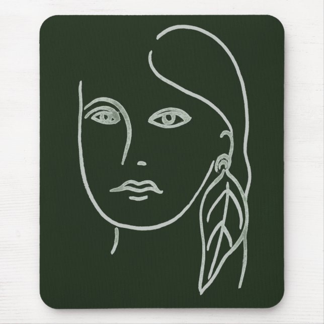 Mousepad Retrato Malaquita (Frente)
