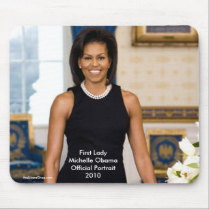 Mousepad Retrato oficial da primeira senhora Michelle Obama
