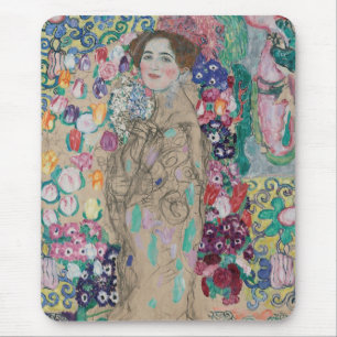 Mousepad Retrato Póstumo de Ria Munk por Gustav Klimt