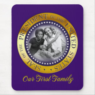 Mousepad Retrato presidencial do selo de Obama