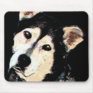 Mousepad Retrato ronco do cão do pastor bonito