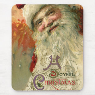 Mousepad Retrato Vitoriano de Papai Noel, Natal Antigo