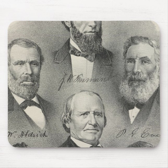 Mousepad Retratos do condado de Yolo (Frente)