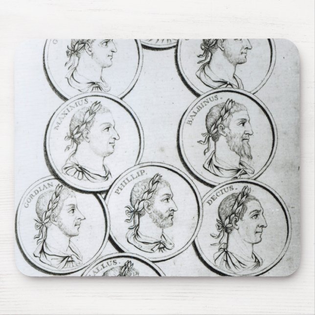 Mousepad Retratos dos imperadores romanos (Frente)