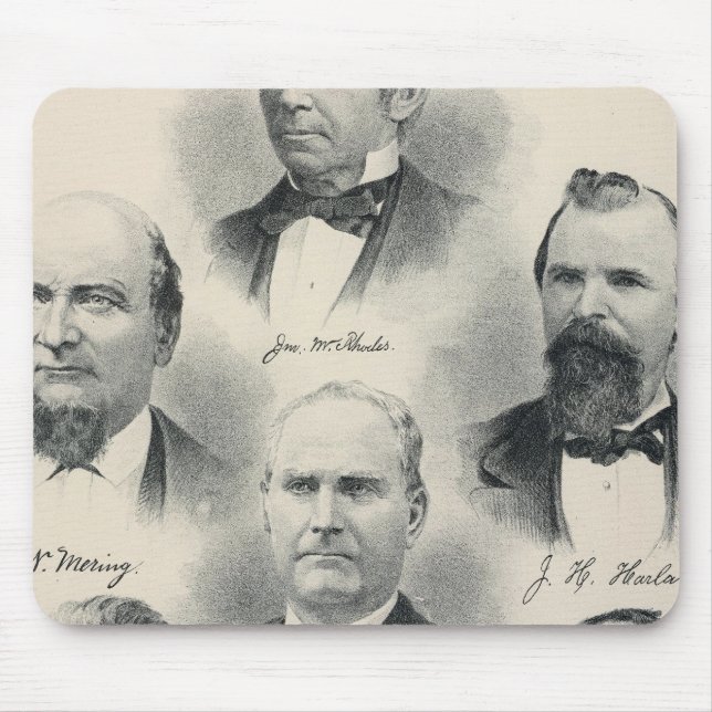 Mousepad Retratos litográficos Yolo (Frente)