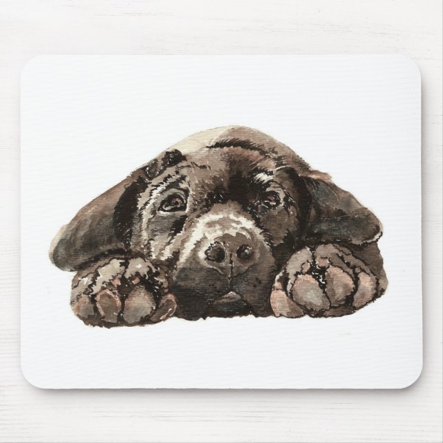 Mousepad Retriever de Labrador Personalizado - Coleção de C (Frente)