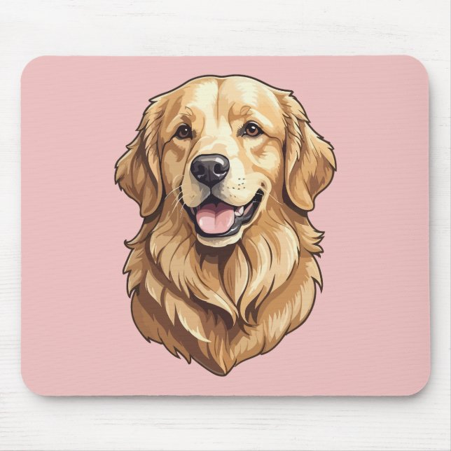 Mousepad Retriever de Ouro (Frente)
