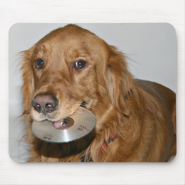 Mousepad Retriever de ouro (Frente)