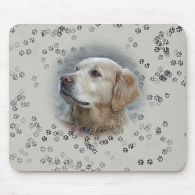 Mousepad Retriever de ouro (Frente)
