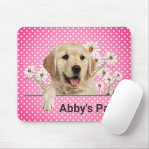 Mousepad Retriever de ouros e Visitas