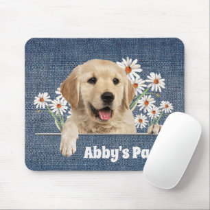 Mousepad Retriever de ouros e Visitas