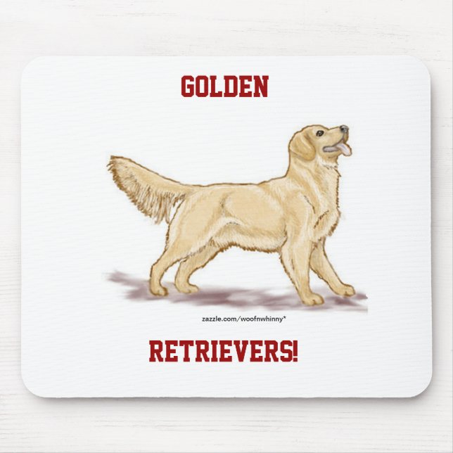 Mousepad Retrievers de ouro! (Frente)