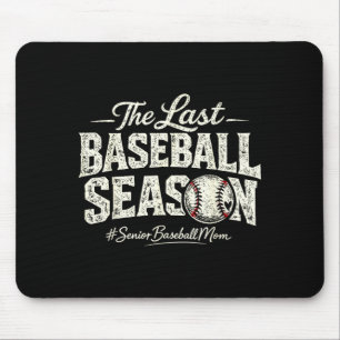 Mousepad Retro a última temporada de beisebol mãe de beiseb