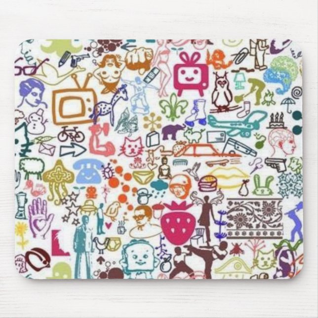 Mousepad retro aleatório (Frente)