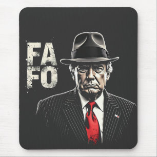 Mousepad Retro-americano Donald Trump FAFO USA Flag Patriot
