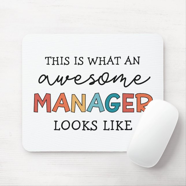 Mousepad Retro Awmanutenção Manager Funny (Com mouse)