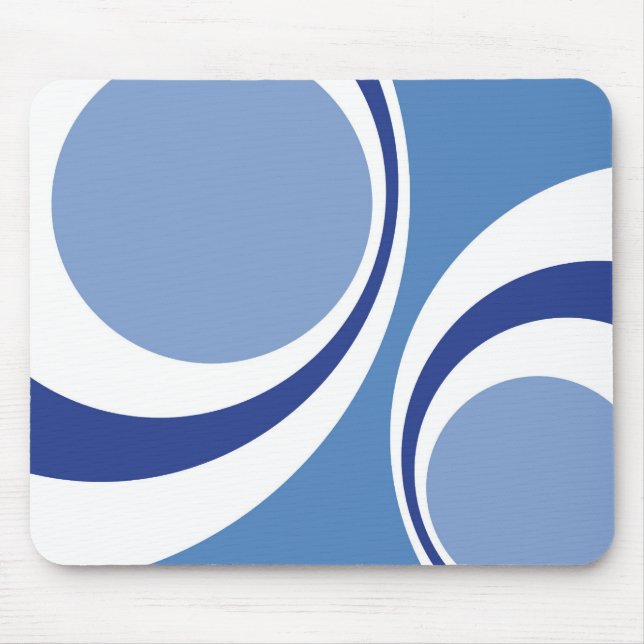 Mousepad retro azul (Frente)