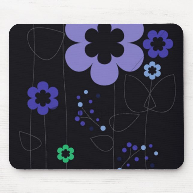 Mousepad retro azul (Frente)