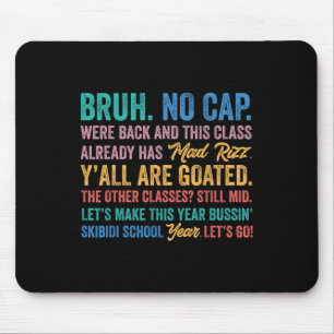 Mousepad Retro Bruh Nós Voltamos Sem Chapeu Bruh Nós Estamo