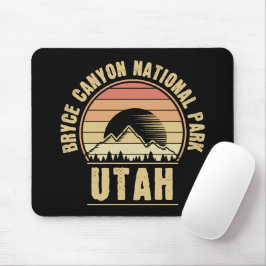 Mousepad Retro Bryce Canyon National Park Utah