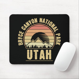 Mousepad Retro Bryce Canyon National Park Utah