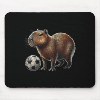 Mousepad Retro Capybara Soccer 