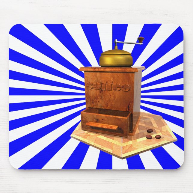 Mousepad retro coffeemill mousemat (Frente)
