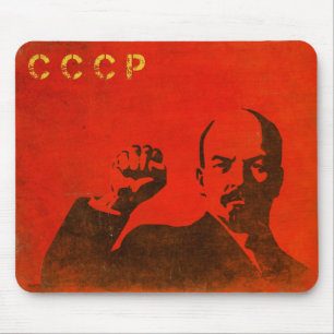 Mousepad retro com impressão de Lenin URSS do