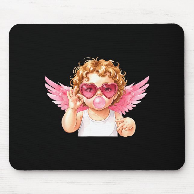 Mousepad Retro Cud 67 Meme Bubblegum Funny Six Seven Valent (Frente)