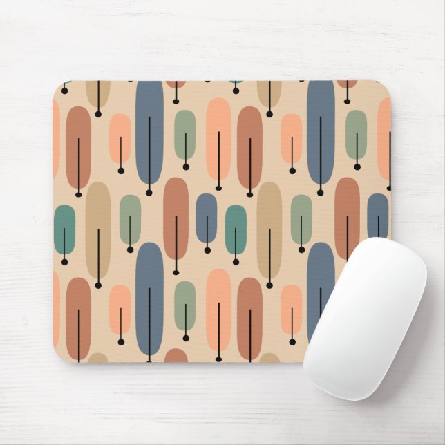 Mousepad Retro de Árvores Atômicas (Com mouse)
